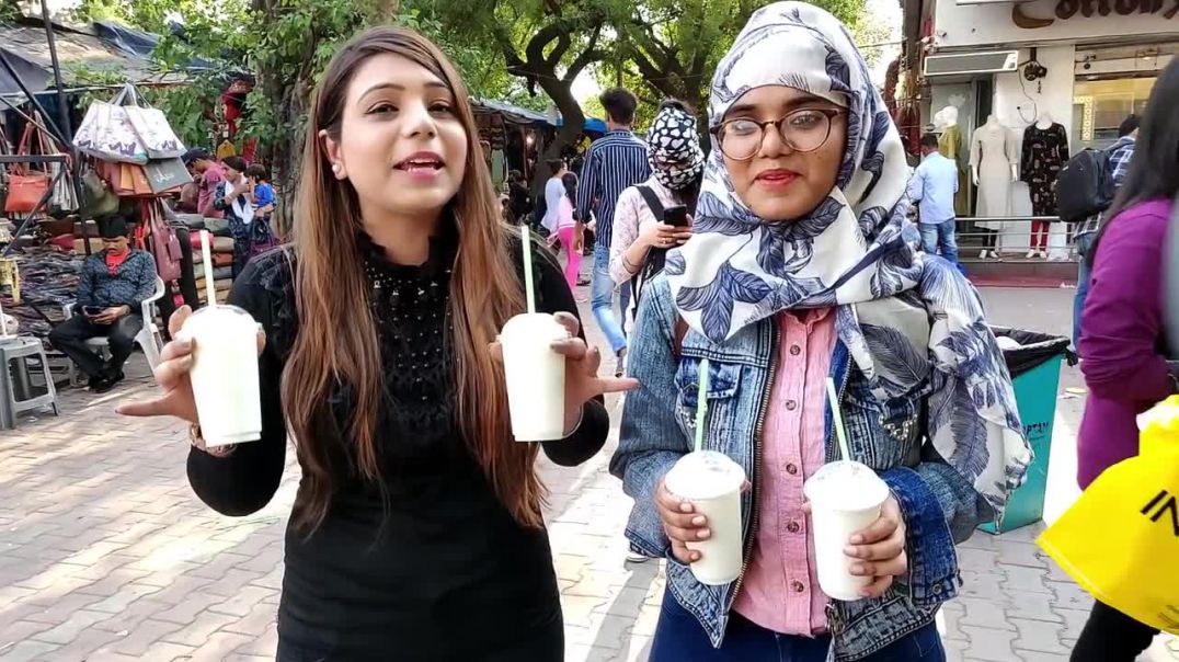 ⁣Punjabi Lassi Challenge in Local Market Lassi Competition #himmistyles #foodchallenge
