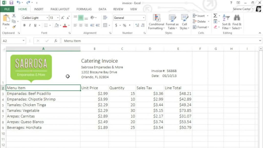 Excel 2013_ Tables