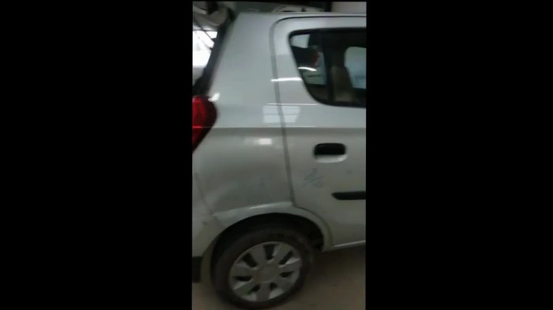 ⁣Alto 800 Right Side full Denting (Repairing) And Painting