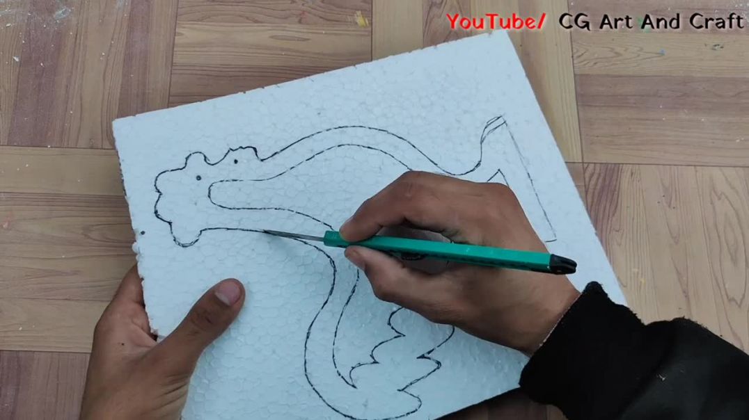 White Cement craft ideas • 🐔White Cement Showpiece • Cement craft ideas