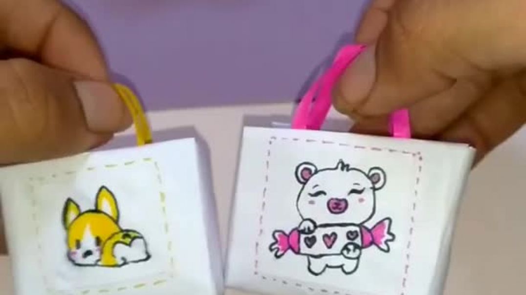 ⁣diy paper bags