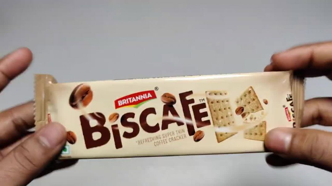 ⁣Britannia Biscafe Biscuits 37g _ Ingredients, Recipe, Taste