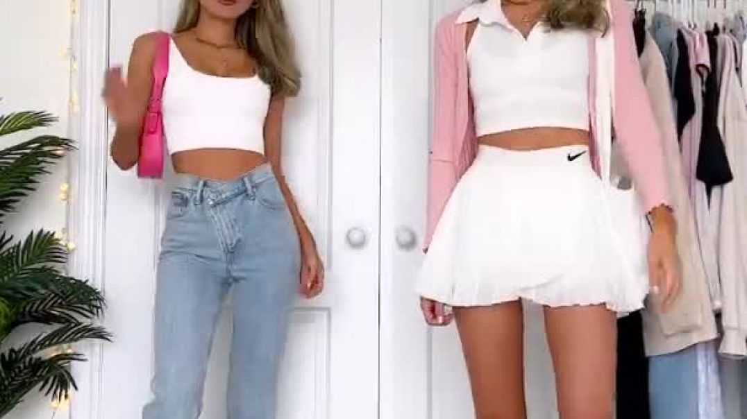 ⁣pants or skirts - dresses 👯_♀️ #shorts