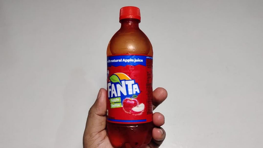 ⁣Fanta Apple🍎 Delite Review _ Ingridents, Recipe, Taste