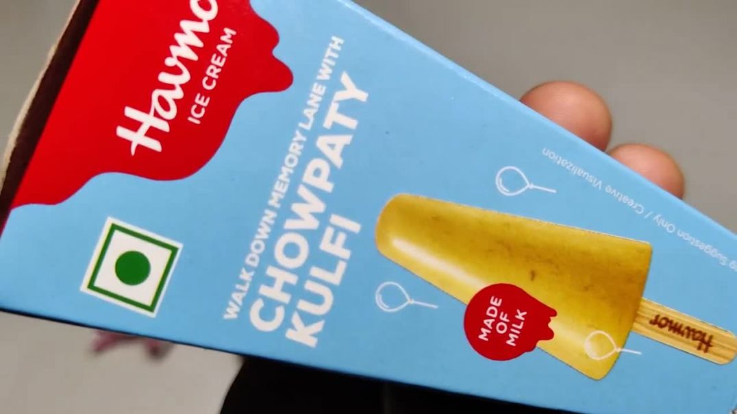⁣Havmor Chowpaty Kulfi 65ml _ Ingredients, Recipe, Taste