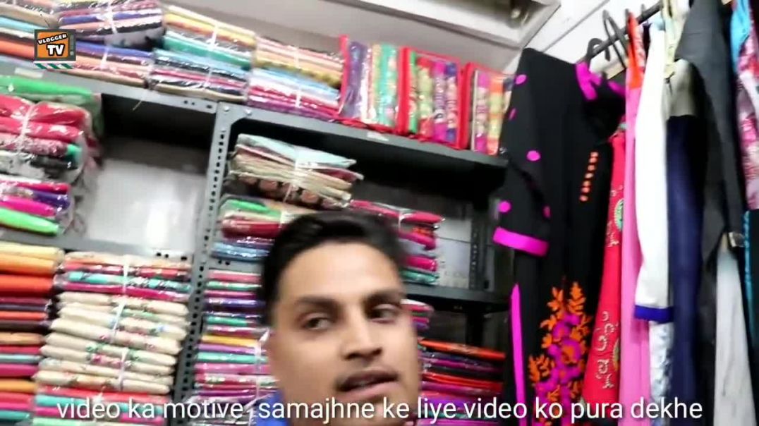 जी हां माल ना बिका तो पैसा वापिस, सूरत के साड़ी और लहंगा विक्रेता। WHOLESALE MARKET SURAT