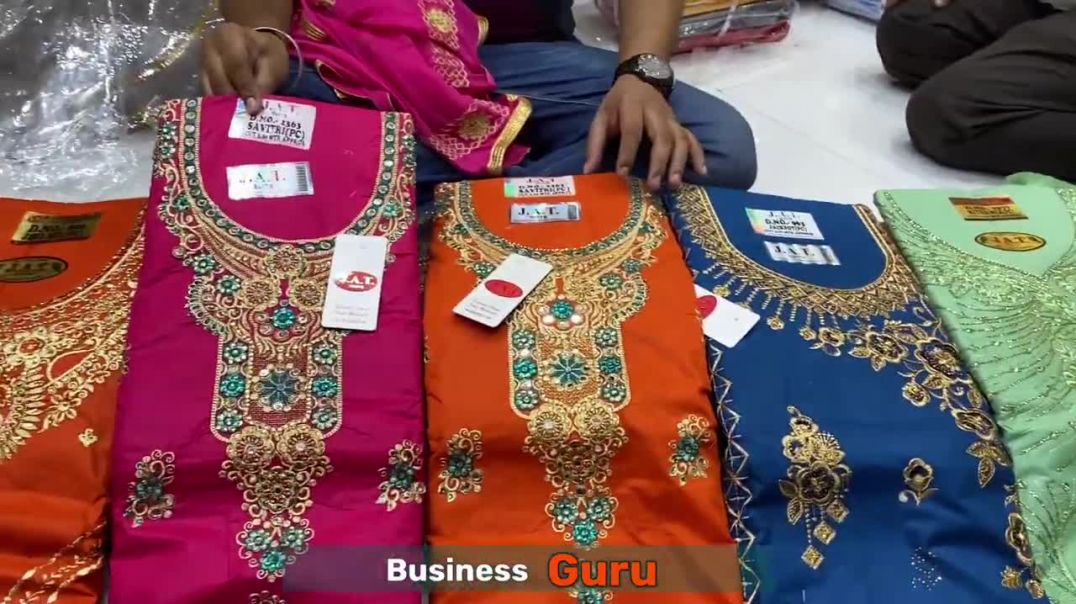 व्यापारियों की लगी लौटरी , आधे से भी कम दाम में Ladies सूट _ wholesale market _ Ramshyam textile B