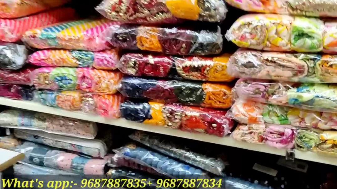 ⁣केवल ₹29_- से Surat Dupatta market _ Cotton Dupatta _ bridal Dupatta _ printed Dupatta business Guru