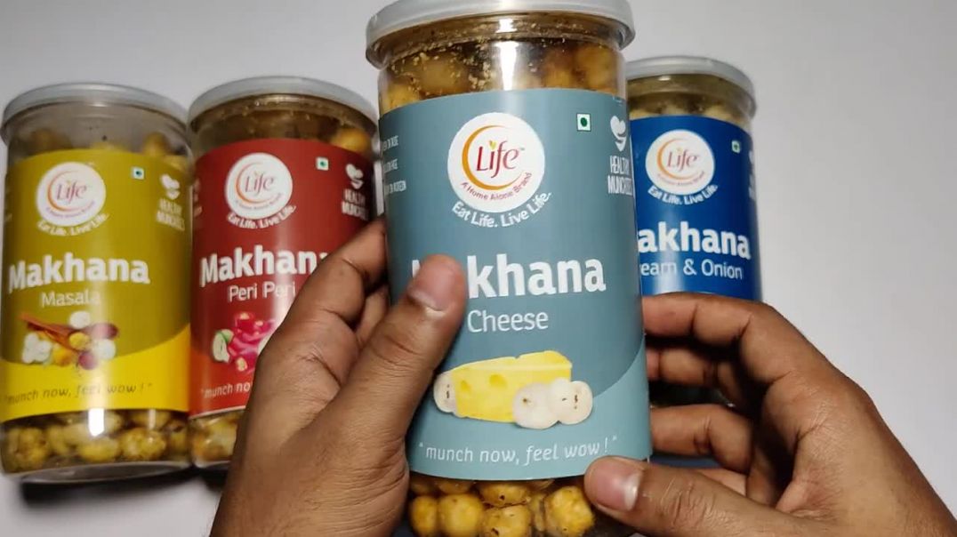 ⁣Makhana (Fox Nuts) _ Life (A Home Alone Brand) Flavored Makhana