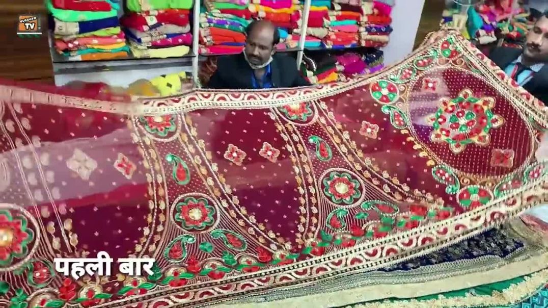 ⁣Saree मिलेगी आधे से भी कम दाम में। एक से एक डिजाइन। SAAB JEE FASHIONS  Surat saree godam