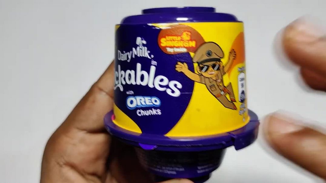 ⁣Cadbury Oreo lickables🍫 With Little Singham Toy Range Surprise🎁