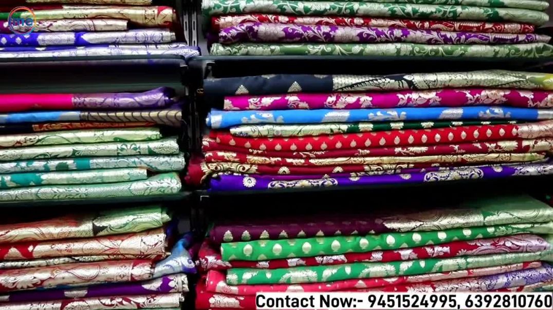 बनारसी ज़री वर्क साड़ियां Varanasi Wholesale Silk Saree Market