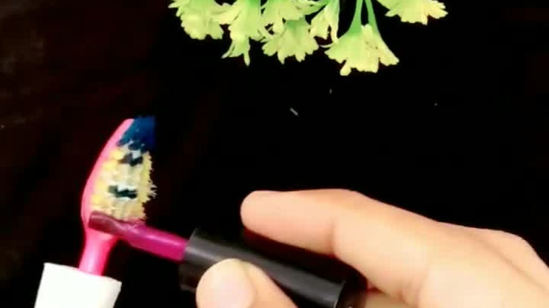 brush nail art hack _