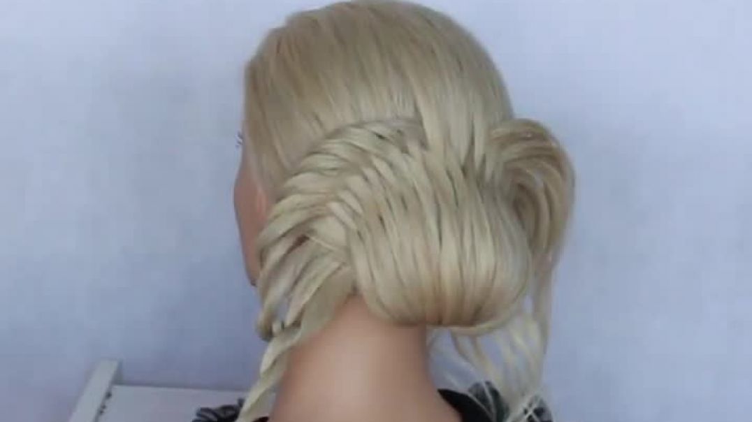 😱 New EASY hairstyle for wedding and party __ trending hairstyle __ party hairstyle __ UPDO