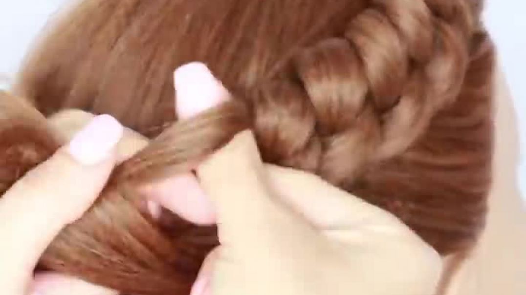 😱 New hairstyle for wedding and party __ trending hairstyle __ party hairstyle __ UPDO hairstyle (7)