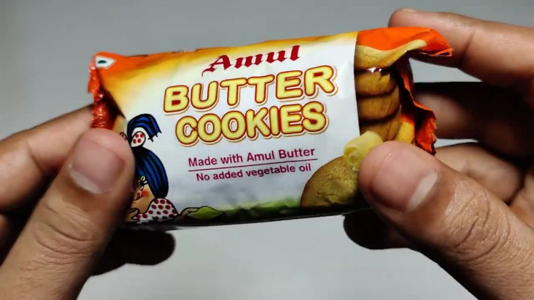 ⁣Amul Butter Cookies🍪 50g _ Ingredients, Recipe, Taste