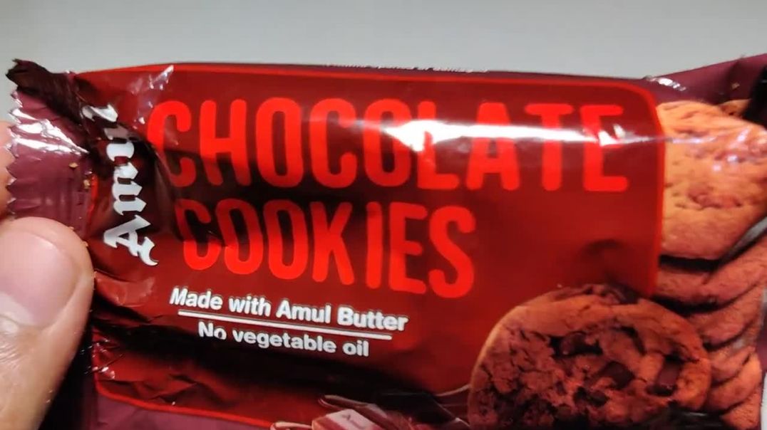 Amul Chocolate Cookies🍪 50g Review _ Ingredients, Recipe, Taste
