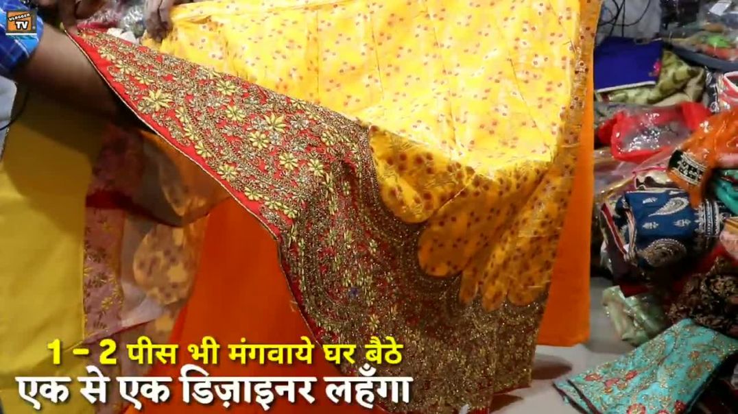 ⁣10,000 वाला 1000 में इससे सस्ता कहां मिलेगा बताओ, लहँगा मार्किट चाँदनी चौक सबसे सस्ता।