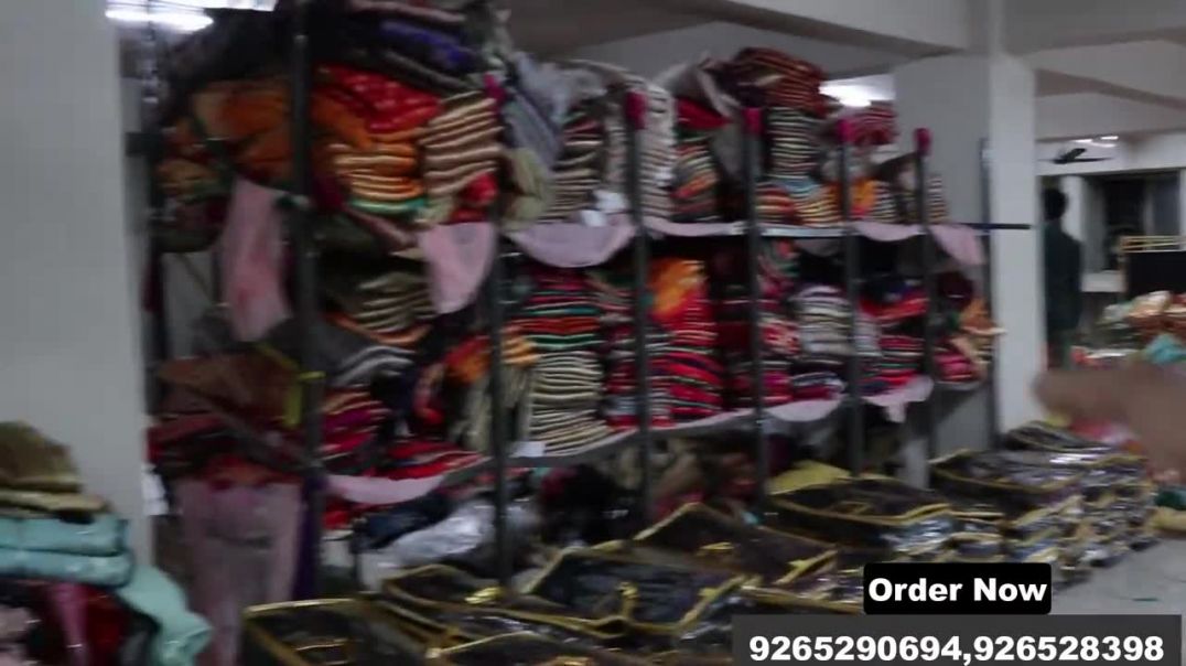 10 लाख साड़ियों का स्टॉक Biggest Designer Heavy Work Saree Manufacturer _ Silk  Work