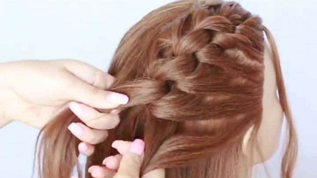 😱 New hairstyle for wedding and party __ trending hairstyle __ party hairstyle __ UPDO hairstyle (2)