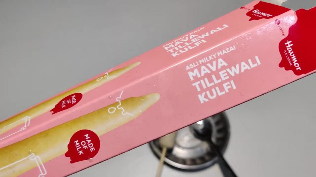 ⁣Havmor Mava Tillewali Kulfi 45ml _ Ingredients, Recipe, Taste