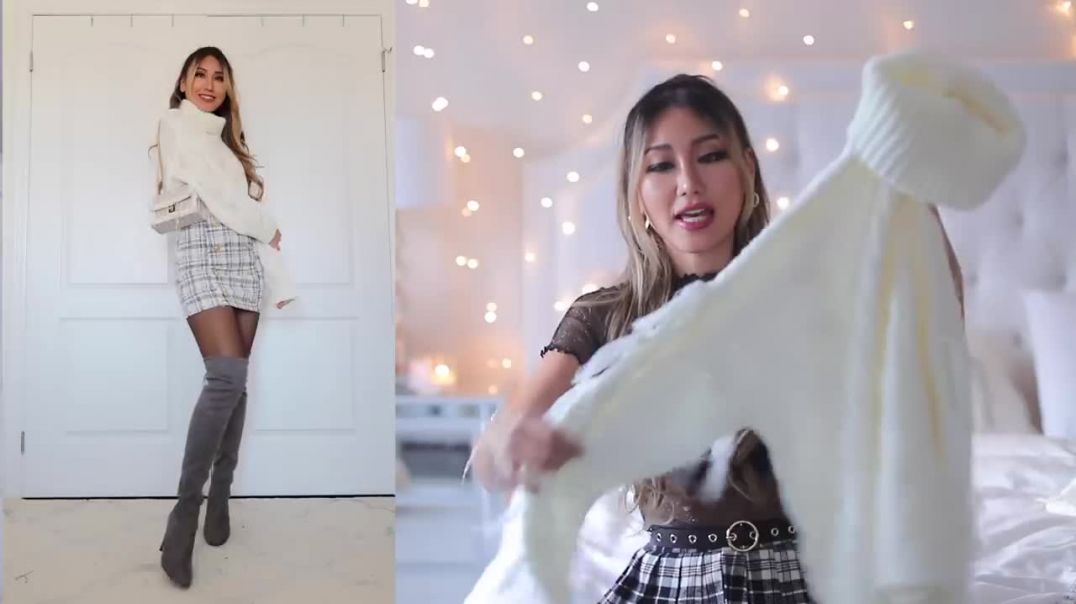 30 SHEIN fall winter outfits under $45 _ Try-on haul review & style