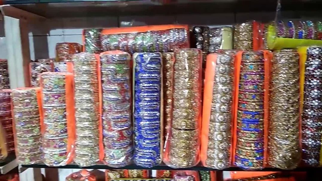⁣DESIGNER BANGLES WHOLESALE MARKET__ bangles wholesale__cheapest Rate__ sadar bazar