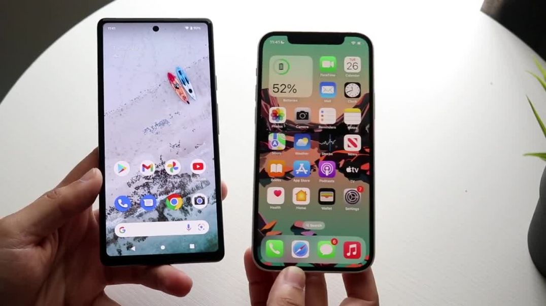 Google Pixel 6A Vs iPhone 12! (Comparison) (Review)