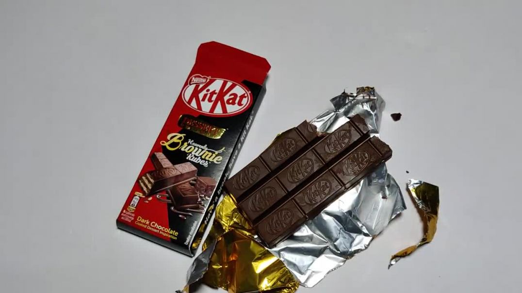 ⁣KitKat Dessert Delight Brownie Kubes _ Ingridents_Recipe, Taste