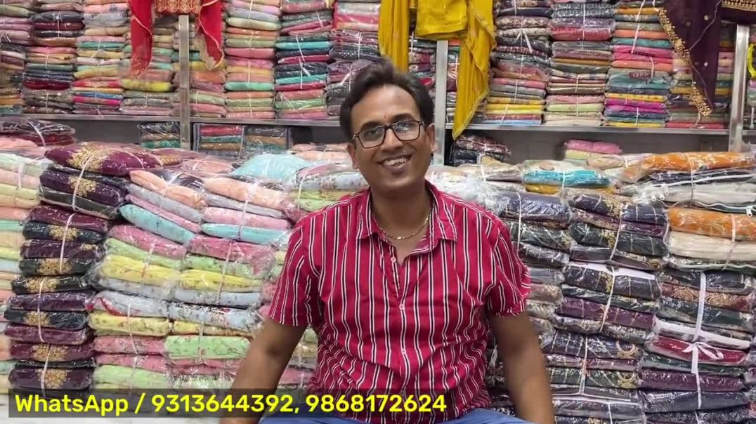 ⁣करवा चौथ , स्पेशल लाल कलर के 4 सूट _ Ladies suit wholesale market