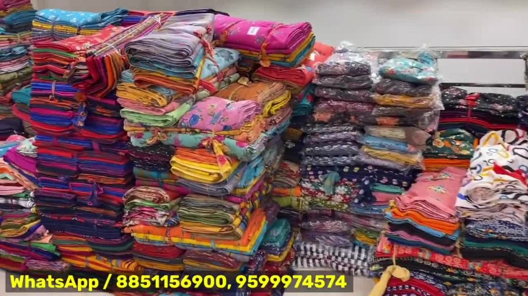 ⁣मात्र 10 ₹ में कॉटन के दुपट्टे _ Dupatta wholesale market Chandni Chowk cheera khana