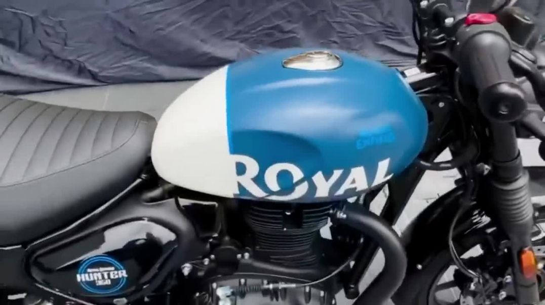 ⁣Royal Enfield Hunter 350 Rebel Blue, Rebel Red, Rebel Black,💥Dapper White, Dapper Grey💥All Colors