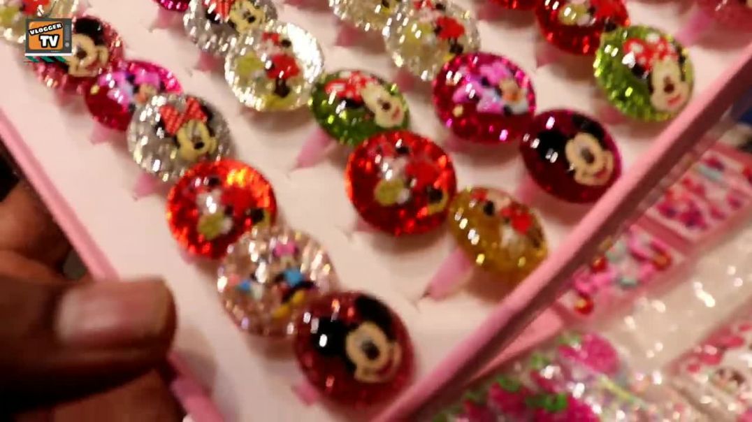 ⁣Artificia Jewellery Wholesale Market Sadar Bazar DELHI _ Earrings Tops and Necklace Wholesale Market