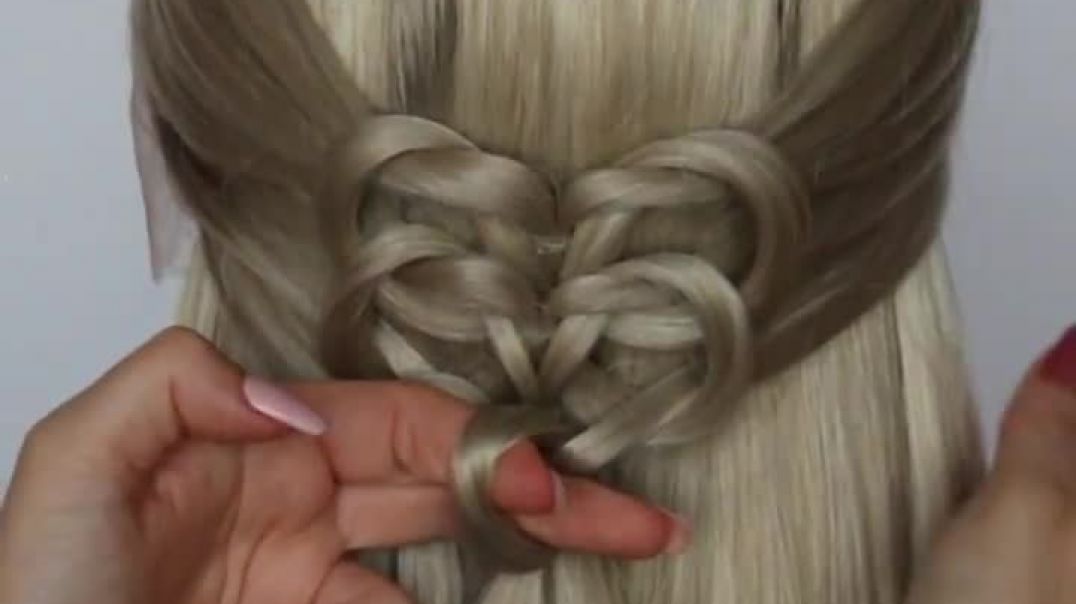 😱 NEW Easy Braid with Elastics __ PARTY hairstyle __ easy hairstyle __ bridal hairstyle __ hair