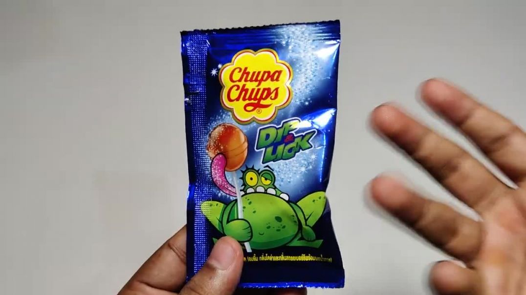 ⁣Chupa Chups Dip &amp;amp; Lick Lollipop🍭 _ Ingredients, Taste
