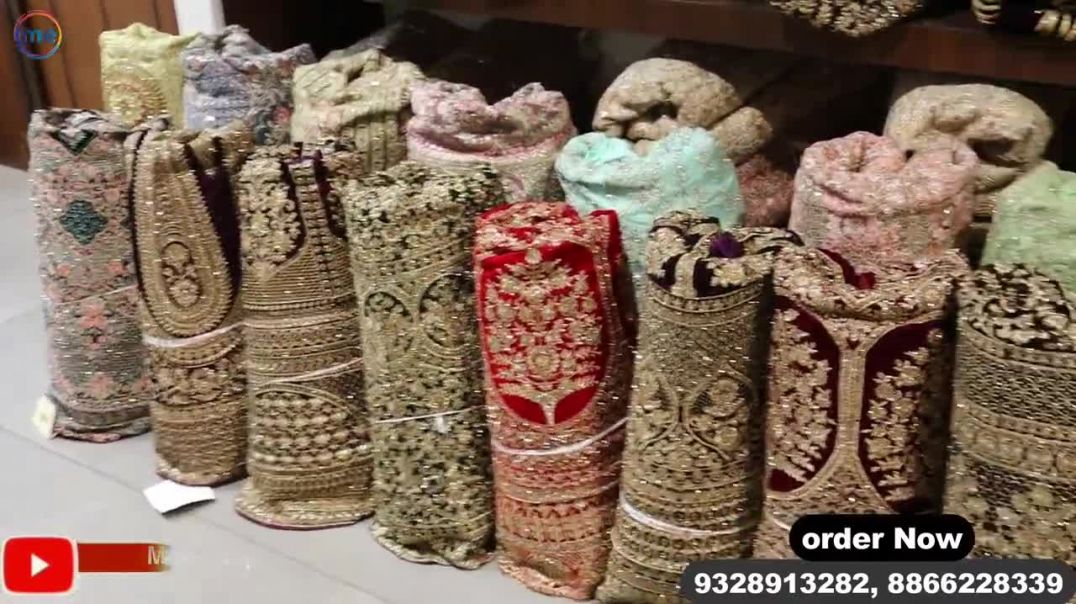 ⁣40 साल पुरानी शॉप लेहेंगे की _Surat Lehenga Manufacturer _Lehenga Wholesale Market Surat