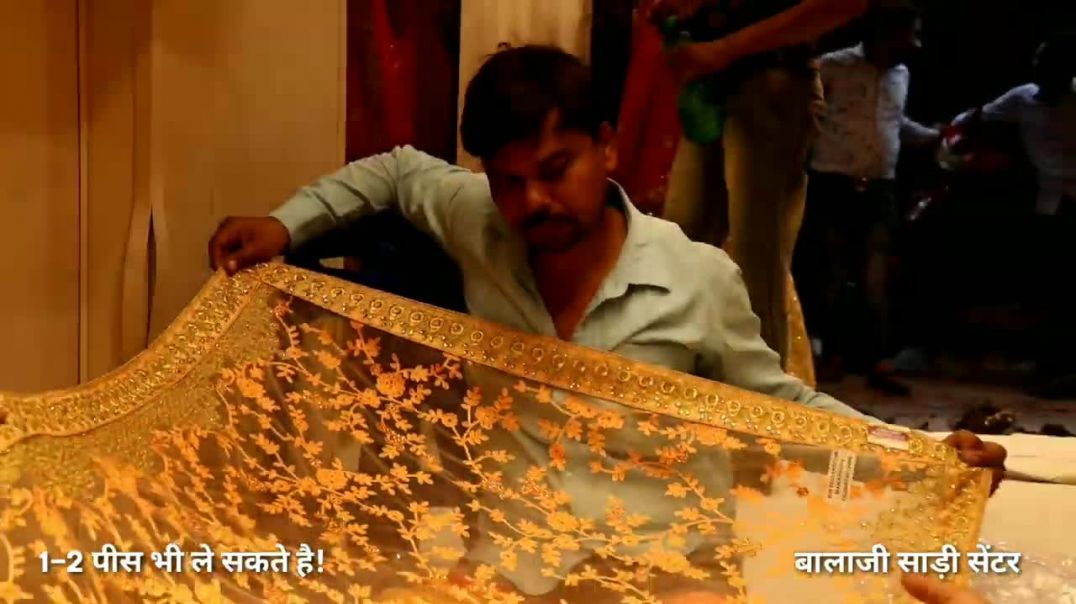 ⁣साड़ी सिंगल भी मंगवाएं! Designer Saree Collection Chandni chowk  By Vlogger TV