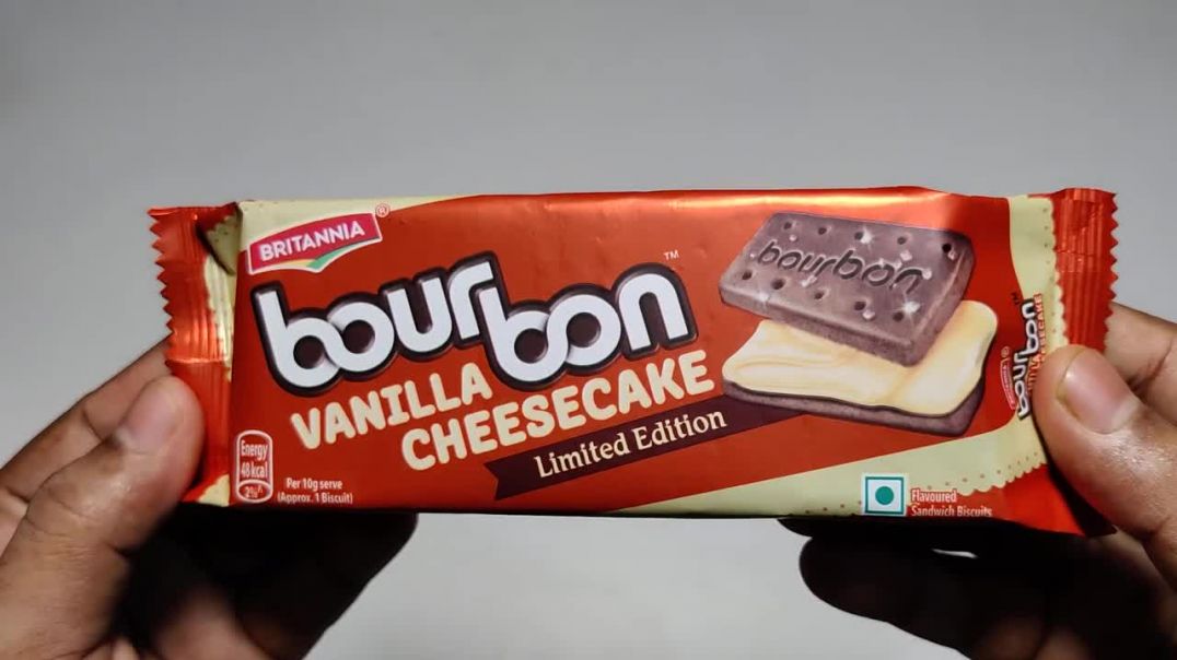 ⁣Britannia Bourbon Vanilla Cheesecake Biscuits 100g