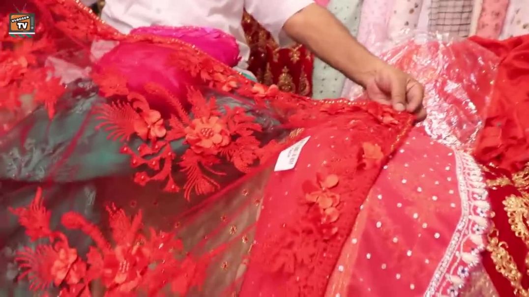 Single साड़ी आर्डर करे घर बैठे! सीधा साड़ी के गोदाम से, डिज़ाइनर साड़ी सस्ते रेट पर Vlogger TV