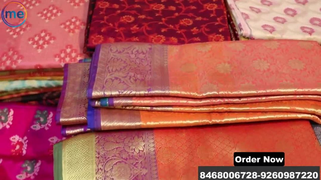 ⁣2022 Banarasi Saree Pure Banarasi Silk HandWeaved Silk Sarees Banarasi Silk Wholesale