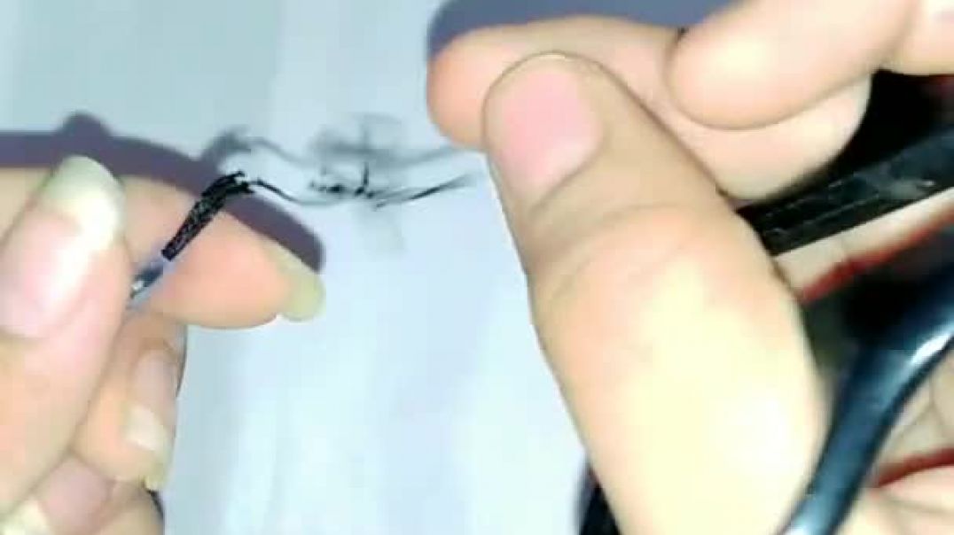 ⁣DIY Eyeliner Brush - How to Make Eyeliner Brush at Home without hairs- Homemade Eyeliner pen