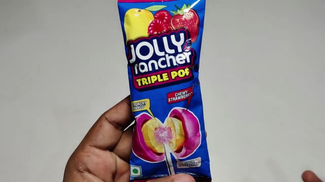 ⁣Jolly Rancher Triple Pop Lollipop _ Ingredients, Taste