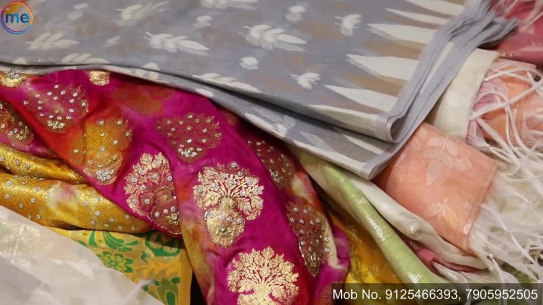⁣Banarasi Silk Suit Dupatta Gown Garara Lehenga Wholesale Market